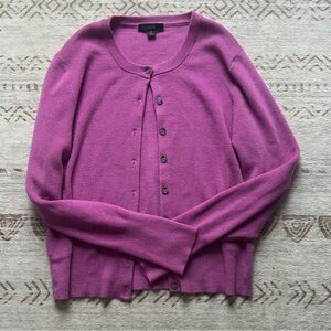 J. Crew Women's Purple Cardigan Sweater